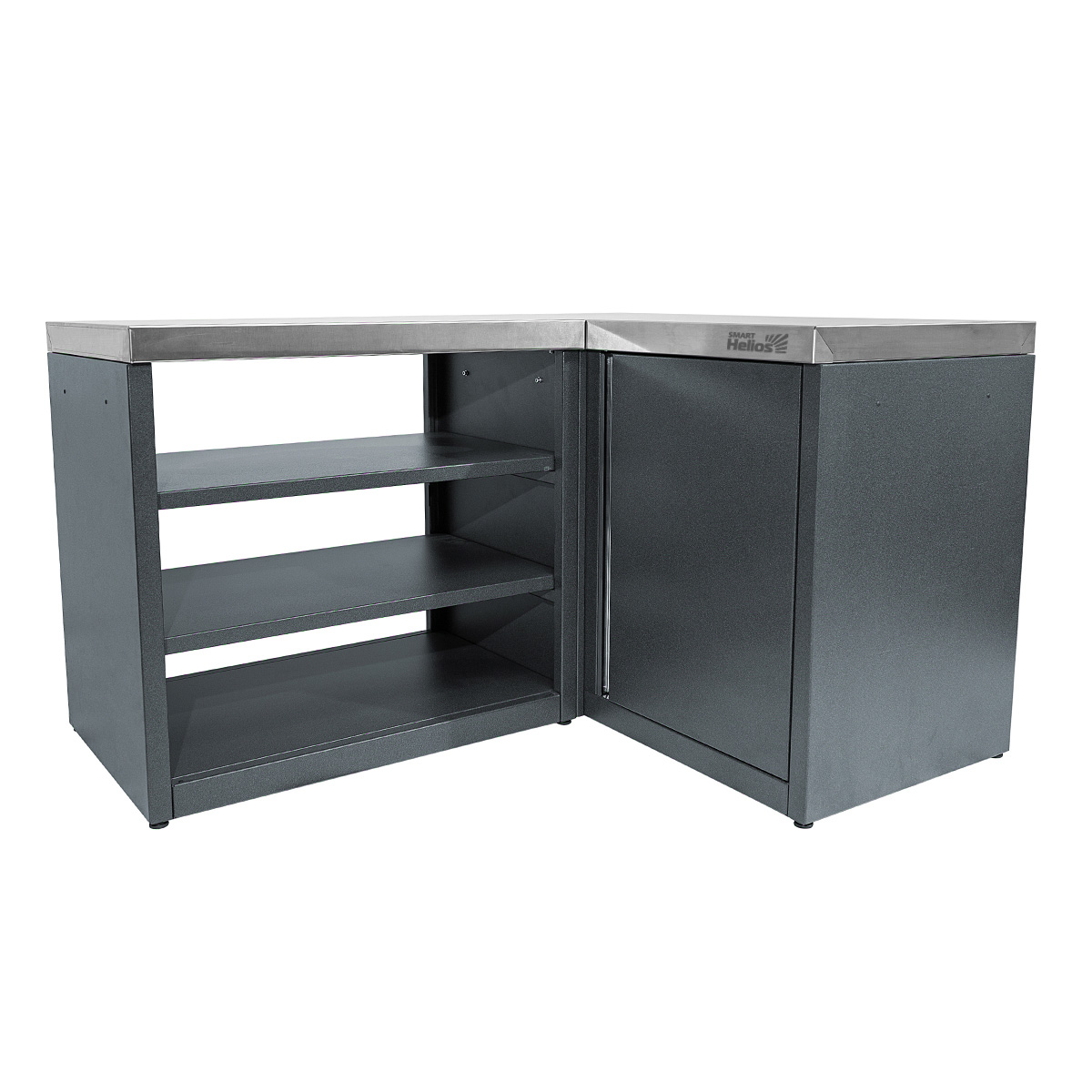 Модуль уличной кухни SMART-1200 Шкаф угловой универсальный (HS-KU03-SHU1200) Helios