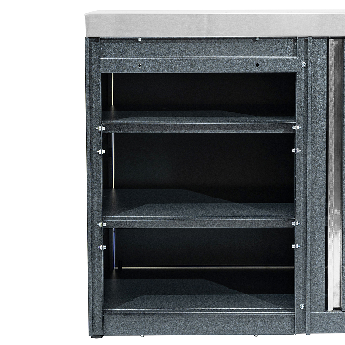 Модуль уличной кухни SMART-1200 Шкаф угловой универсальный (HS-KU03-SHU1200) Helios