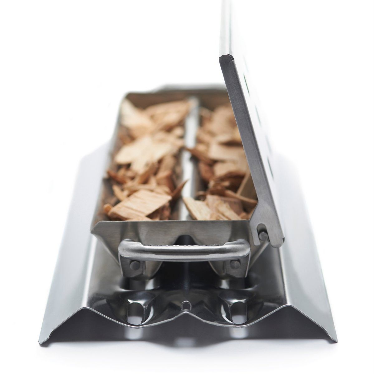 Ящик для копчения с задвижкой и двумя отделениями 60190