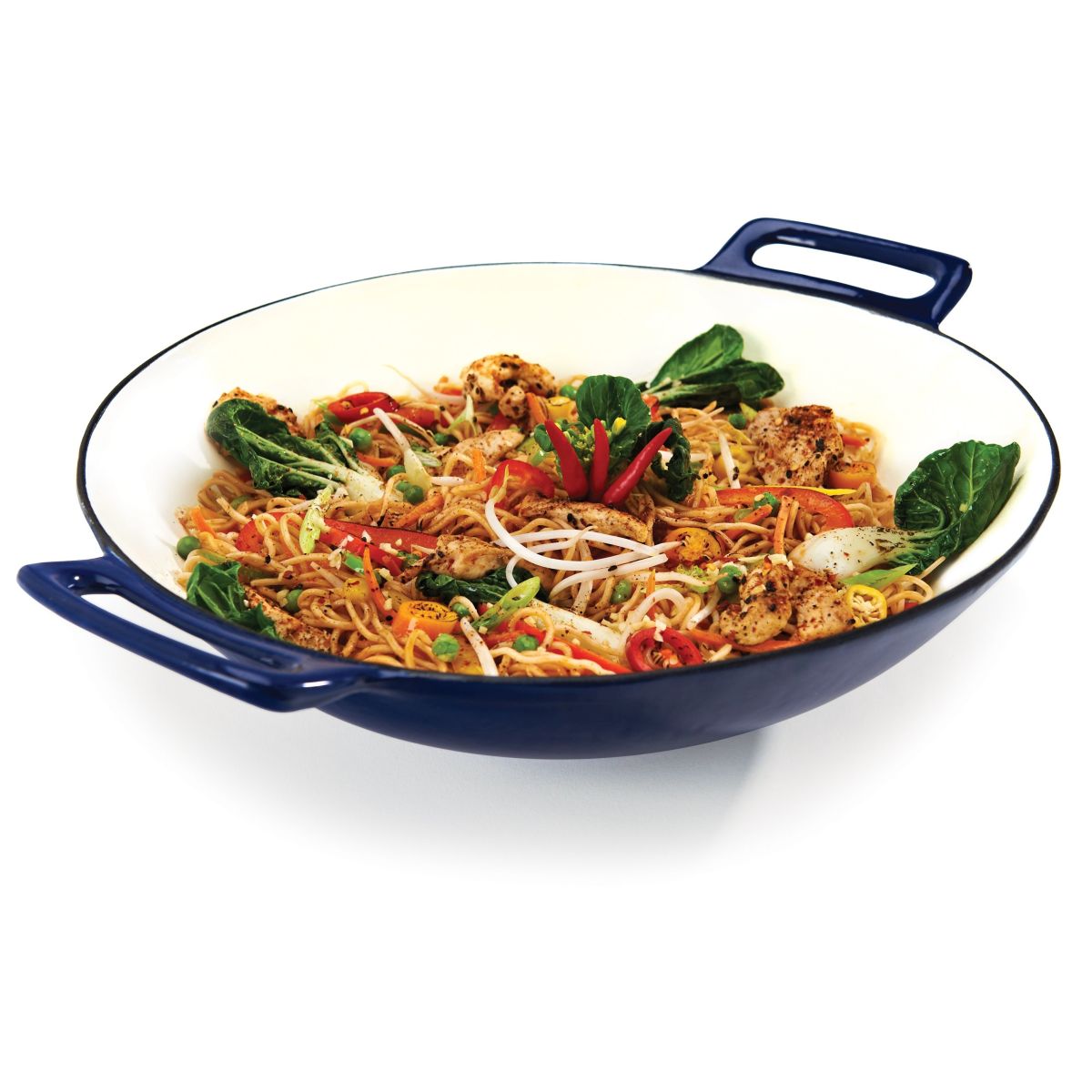 Чугунный вок с керамическим покрытием 69710