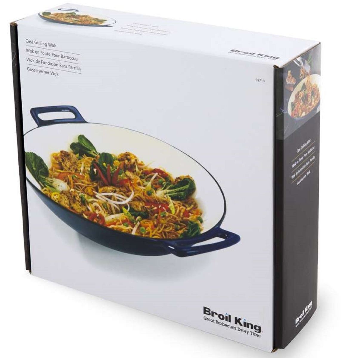 Чугунный вок с керамическим покрытием 69710