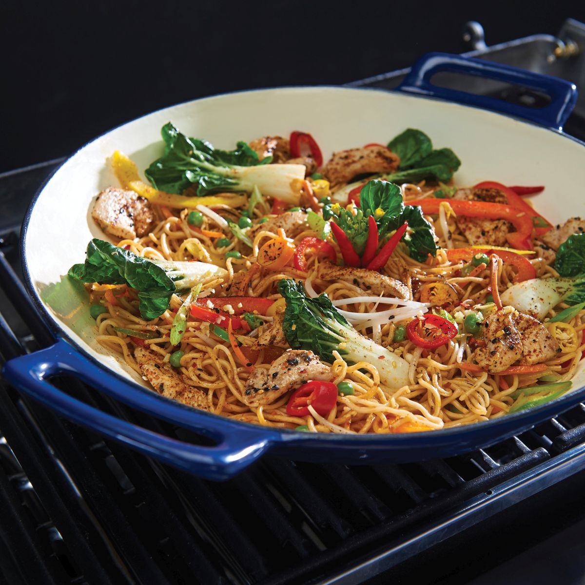 Чугунный вок с керамическим покрытием 69710