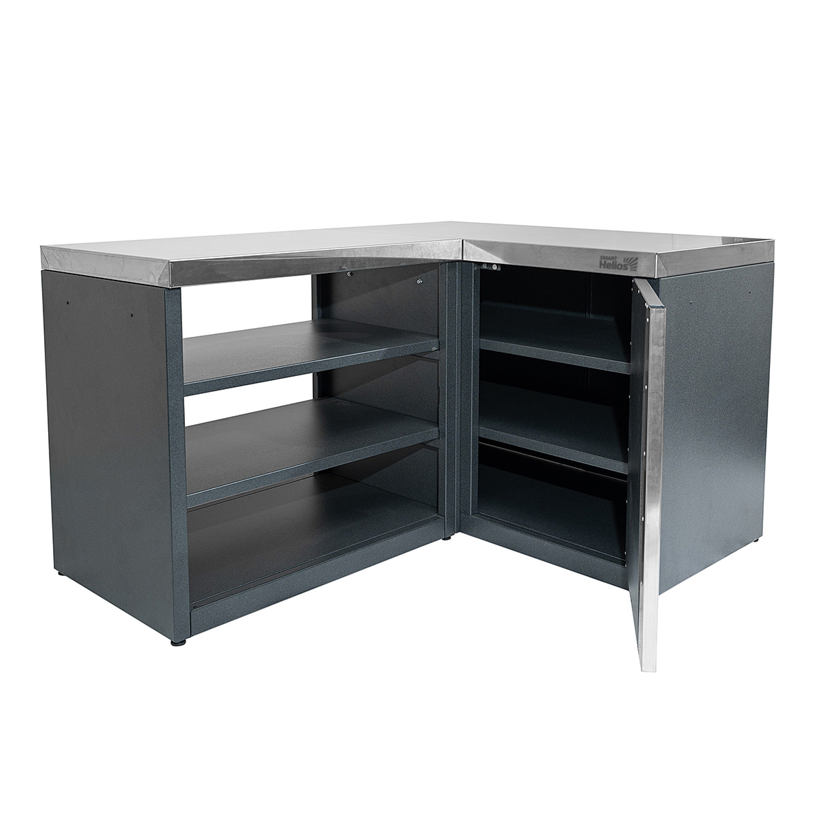 Модуль уличной кухни SMART-1200 Шкаф угловой универсальный (HS-KU03-SHU1200) Helios