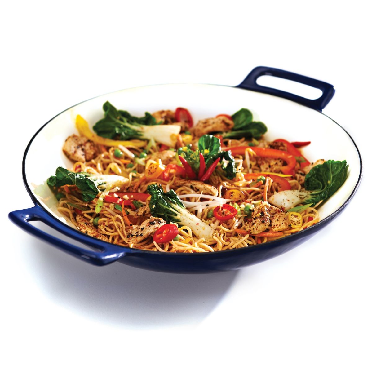 Чугунный вок с керамическим покрытием 69710