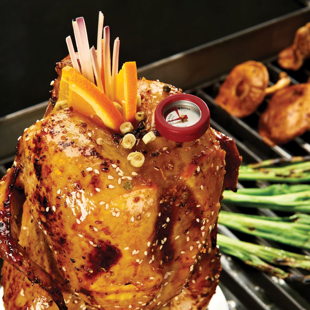 Ростер для курицы с термометром 69132