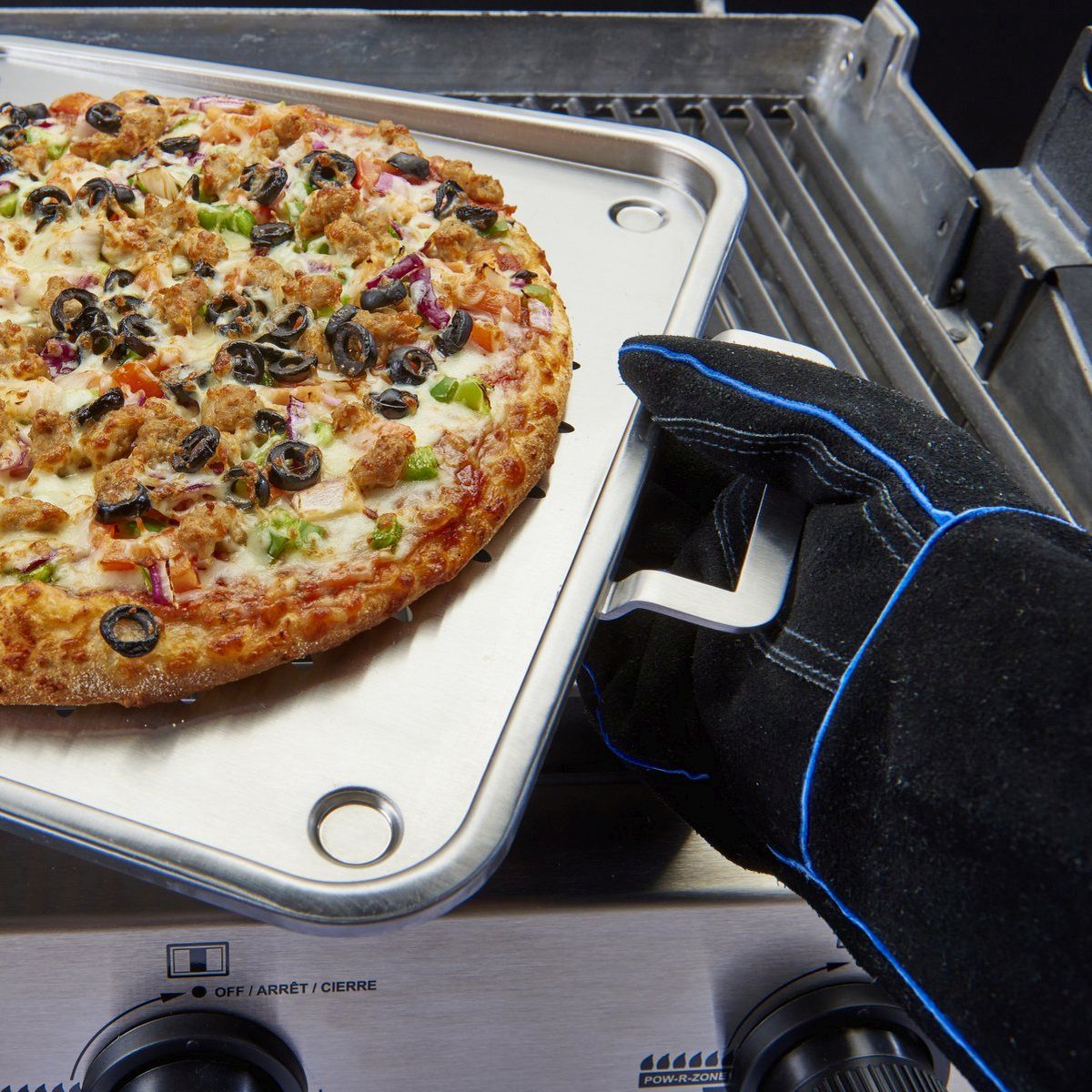 Перчатки кожаные для гриля 60528