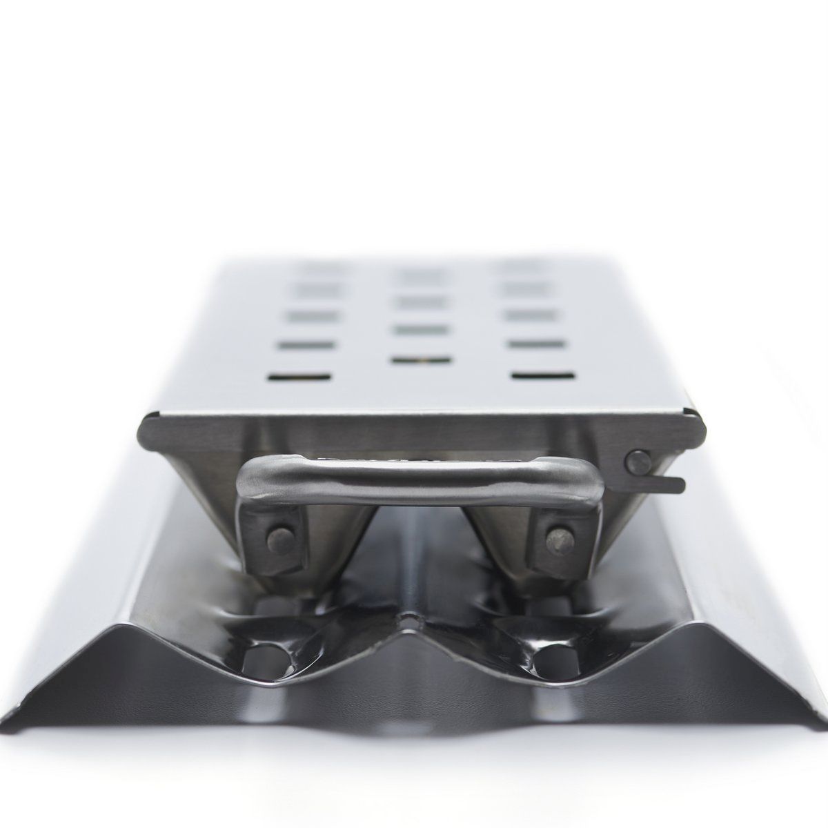 Ящик для копчения с задвижкой и двумя отделениями 60190