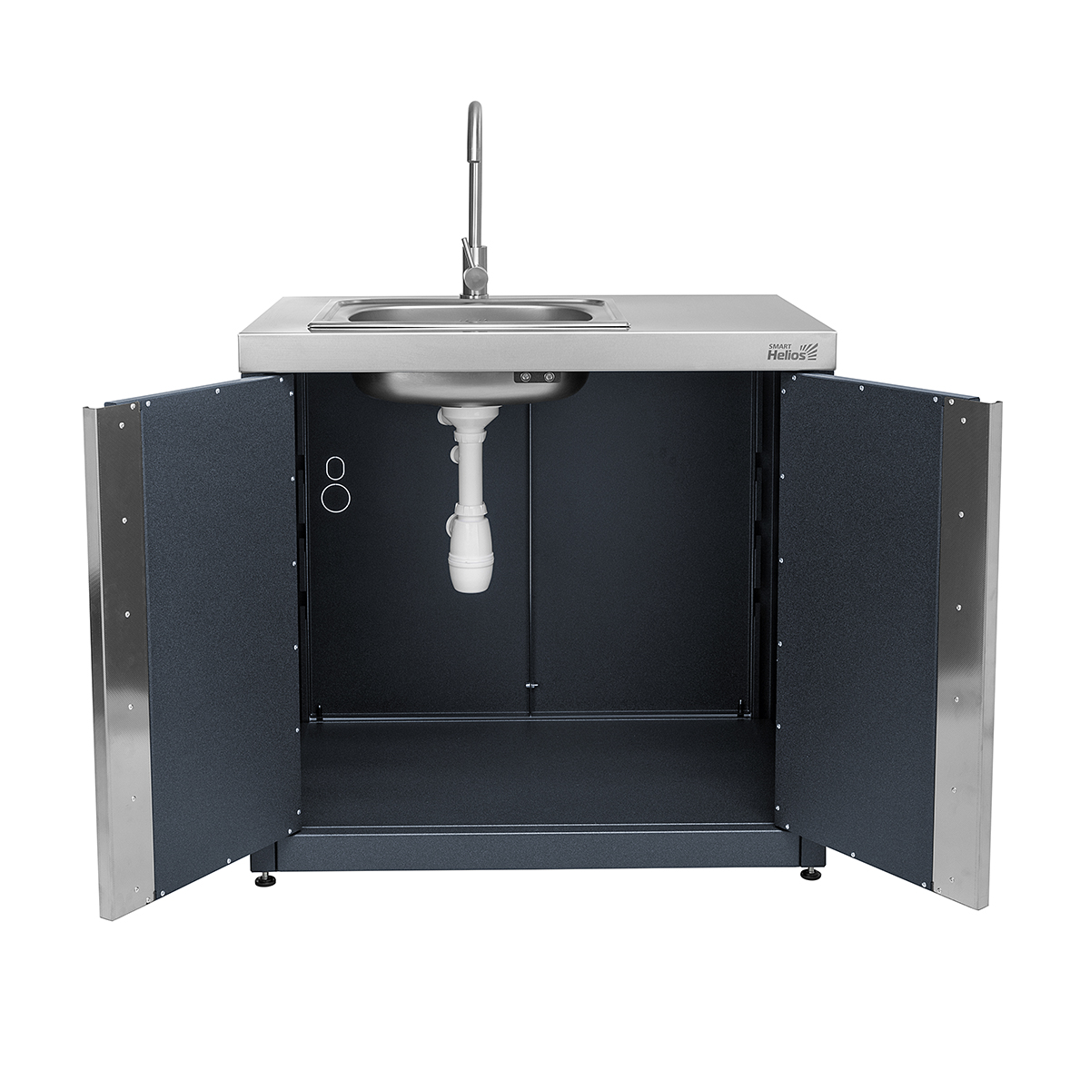 Модуль уличной кухни SMART-900 Шкаф с мойкой (HS-KU01-SHM900) Helios