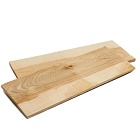 Доски для копчения кленовые 2шт. (19см х 38см) 63290