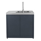 Модуль уличной кухни SMART-900 Шкаф с мойкой (HS-KU01-SHM900) Helios